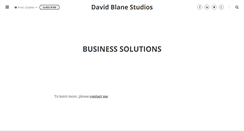 Desktop Screenshot of davidblanestudios.com